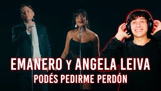 REACCIÓN a Emanero, Angela Leiva - Podés pedirme perdón (Official Video)