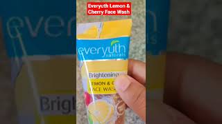 Everyuth naturals Brightening LEMON \u0026 CHEERY FACE WASH | Everyuth face wash review price😳 65₹