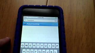 how to get fakeclockup on your ipod