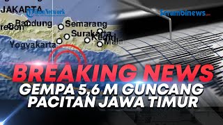 🔴 BREAKING NEWS Gempa 5,6 M Guncang Pacitan Jawa Timur Kedalaman 10 Km