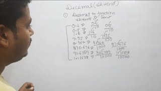 BASIC MATHEMATICS DECIMAL AND FRACTIONS FOR BIGINNERS BY AMIT SIR