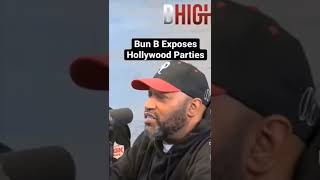 BUN B EXPOSES HOLLYWOOD ELITE PARTIES #SHORTS #BUNB #HOLLYWOOD
