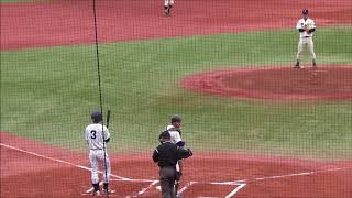 立大が初回に先制する　対明治1回戦【東京六大学野球秋季リーグ戦】