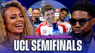 The FUNNIEST moments from UCL Today's SF coverage! | Richards, Henry, Abdo & Car