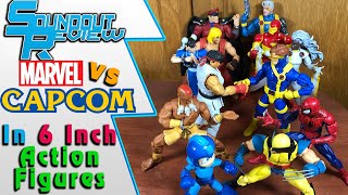 Building Marvel VS Capcom Rosters with 1:12 Scale/6 Inch Action Figures (Legends, Jada) [Soundout12]