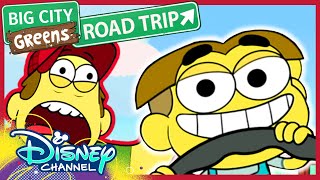 The Greens' Road Trip! 🚗 | Big City Greens | Disney Channel