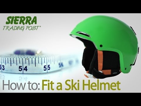 How to Fit A Ski Helmet How to Fit A Ski Helmet