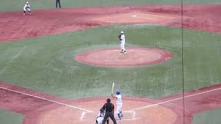 2022/10/5(水) 西舘勇陽(中央大学) vs 小田康一郎(青山学院大学) センターフライ