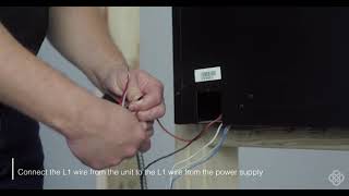 How to hardwire a Prism Fireplace to 240 V | Dimplex