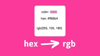 Convert hex to rgb in Javascript with TinyColor