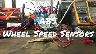 ABS sensor. Wheel speed sensor types. Bench testing. How to make an ABS Testing tool