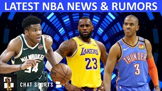 NBA Trade Rumors On Giannis & Chris Paul + LeBron James To The Knicks? Victor Oladipo Extension?
