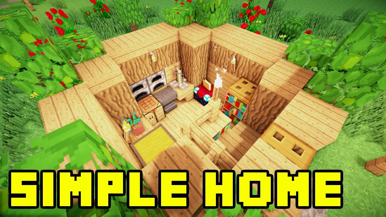 Minecraft: Easy/Simple Survival House/Base/Home Build Tutorial Xbox/PE ...