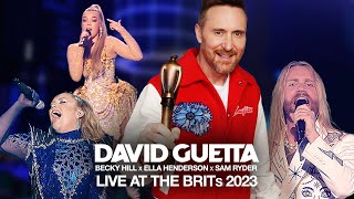 Download David Guetta, Becky Hill, Ella Henderson, Sam Ryder - Medley (Live at The BRIT Awards 2023) mp3