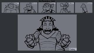 basically the beginning of the rottmnt movie || ROTTMNT ANIMATIC