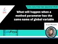 When a method parameter has the same name of global variable(Core Java Interview Question #192)