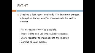 BPS Active Shooter-Threat Response Training