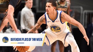 Golden State Warriors Defensive Plays of the Week | Week 1 (Dec. 22-27)
