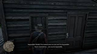 Hidden dialouge between Sheriff Malloy and his mistress - Red Dead Redemption 2