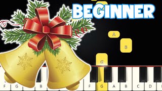 Silent Night - Christmas Songs | Beginner Piano Tutorial | Easy Piano