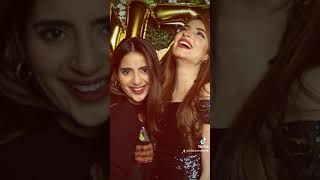 Freindship Goals #Kinza Hashmi And Saboor Aly beautiful pics Tiktok Video #Sajal aly #Viral video