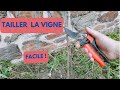 Comment TAILLER la VIGNE (très FACILE)