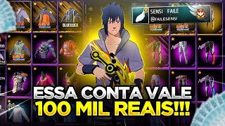 A CONTA COM TODAS AS SKINS DO FREE FIRE! 😱