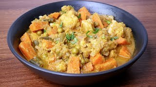 Mixed Vegetable Bhaji for Chapati | Mixed Sabzi Recipe | Mix Veg Curry Recipe  | Quick Sabzi Recipes