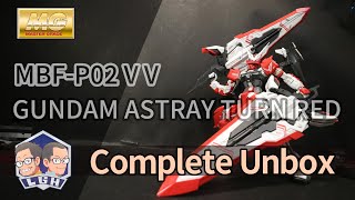 【玩具開箱】MG模型系列 MBF P02VV GUNDAM ASTRAY TURN RED 逆紅異端 完成開箱 DESTINY ASTRAY R