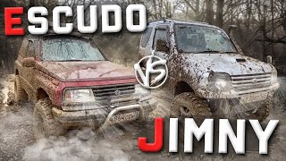 ЗАСАДИЛИ В ЛЕСУ 3 МАШИНЫ🔥. OFF-ROAD Suzuki Jimny vs Escudo💥