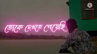 তুই বর্ষা বিকেলের ঢেউ। Bangla Lyrics video।Ariful Islam।