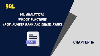 SQL Analytical Functions Simplified: ROW_NUMBER, RANK, DENSE_RANK