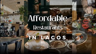 Affordable Restaurants in Lagos Island (Mostly) for N20,000 or less.  #lagos#lagosliving#luxury