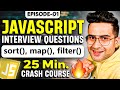 Ep.1 - JavaScript Interview Question 🚀 Exploring forEach, Map, Filter & Sort Functions 💪