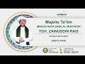 TGH. Zainuddin Rais (Sabtu, 2 November 2024) - Masjid Raya Sabilal Muhtadin