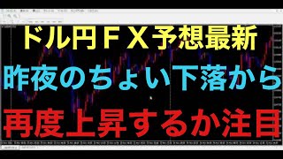 【ドル円FX予想最新】直近の安値を割ったとみせての、上昇がくるかVS戻り高値からのショートがくるかの2択という状況になっております！レンジが続くなら再度149円529まで戻ると予想してます！