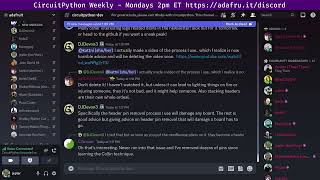 CircuitPython Weekly Meeting for April 3, 2023 @circuitpython #circuitpython #adafruit