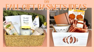 DIY: HOLIDAY GIFT BASKET IDEAS | Great for any occasion | Fall gift basket ideas