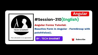 Angular Reactive Forms in English: FormGroup patchValue() Method Explained with Example (Ep-310)