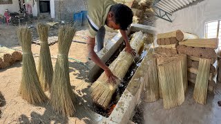 Korai Pai Making Process || Centring pai, Concrete pai making Weaving Machine