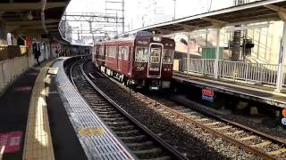 阪急5100系5104F普通雲雀丘花屋敷行き 石橋駅発車