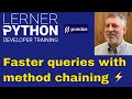 Optimizing Pandas queries with method chaining