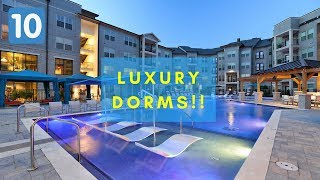 TOP 10 Most Luxurious College Dorms (2018)