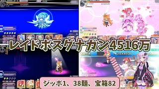 【超昂大戦】レイドボスグナガン2024年2月 4516万82箱（38麺、ジッポ1）【結月ゆかり】