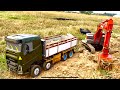 RC Excavator hydraulics At work tump truck by Smey RC Official