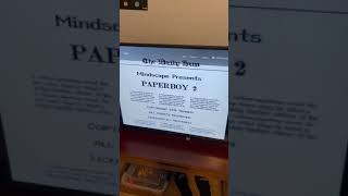 Paperboy snes game test (ebay)