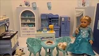 American Girl Doll Disney Frozen Elsa's Kitchen Please watch in HD
