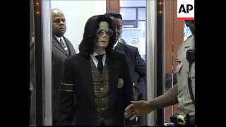 WRAP Jackson's arrival and departure at court, spokesman