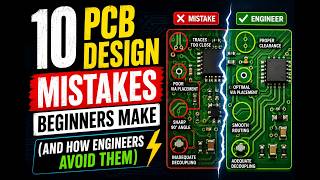 10 PCB Design Mistakes Beginners Make (And How Engineers Avoid Them) ⚡