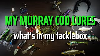 My Murray Cod Lures, What's in my tackle box